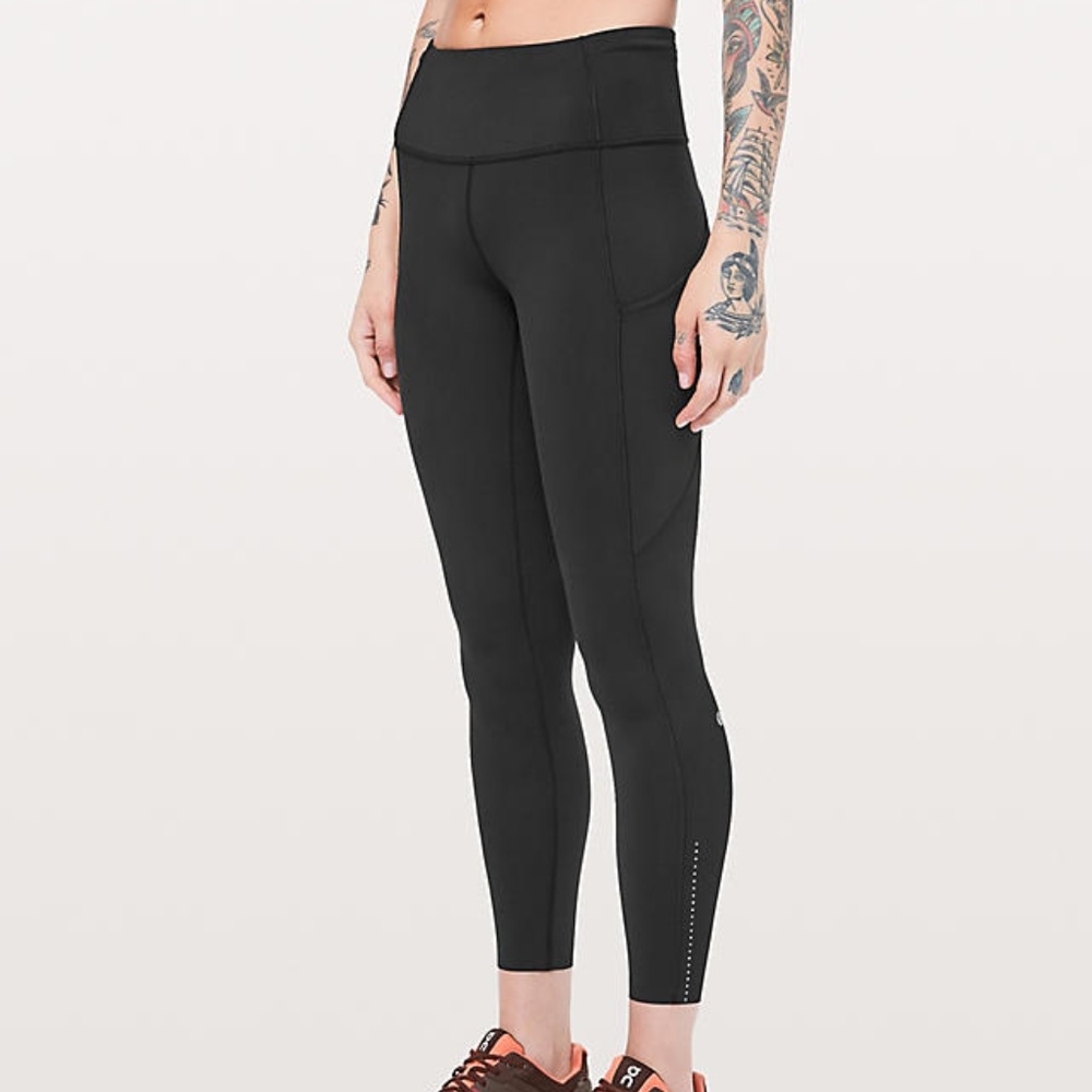 Lululemon Fast & Free 7/8 Tight II Nulux 25'' Sz 6